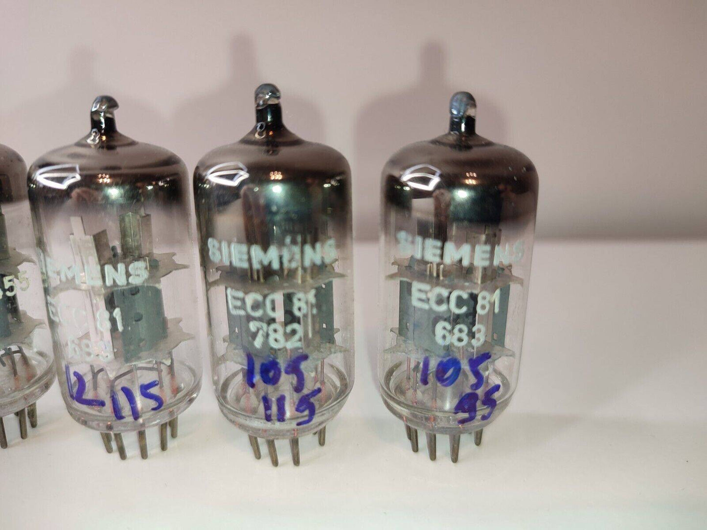 1 Pcs ECC81 12AT7 NOS O Triode Lorenz/Siemens Tube