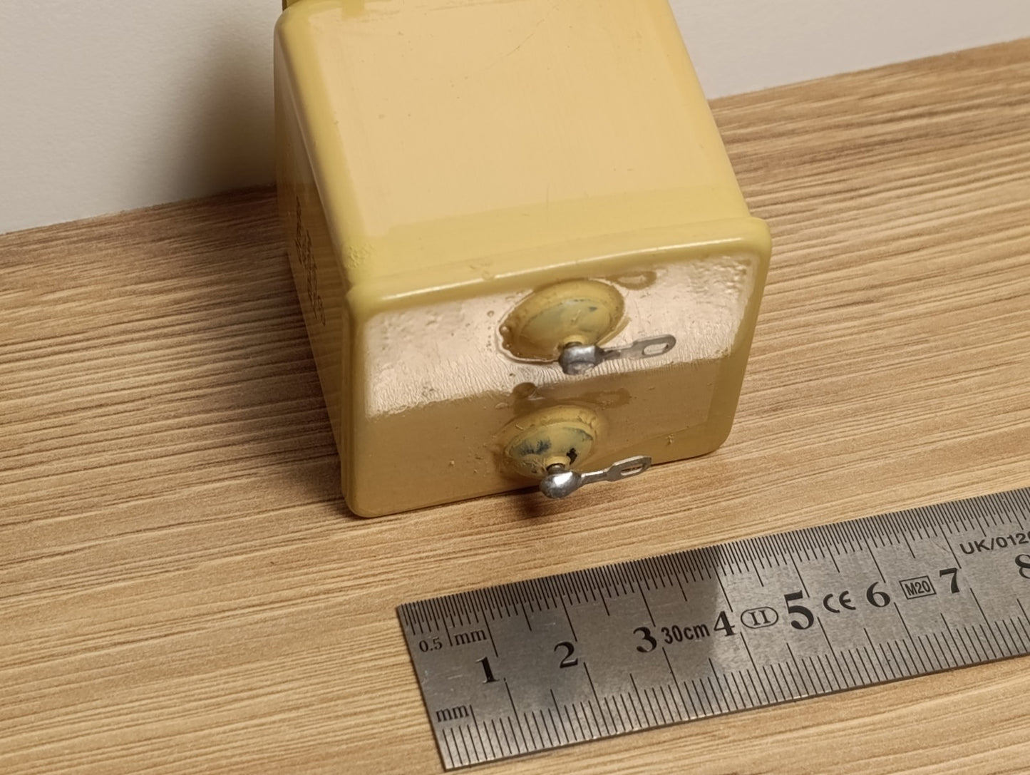 1pcs. 1uF 750V Metal-Paper Capacitors MBGCh-1 / МБГЧ-1 USSR NEW. MILITARY