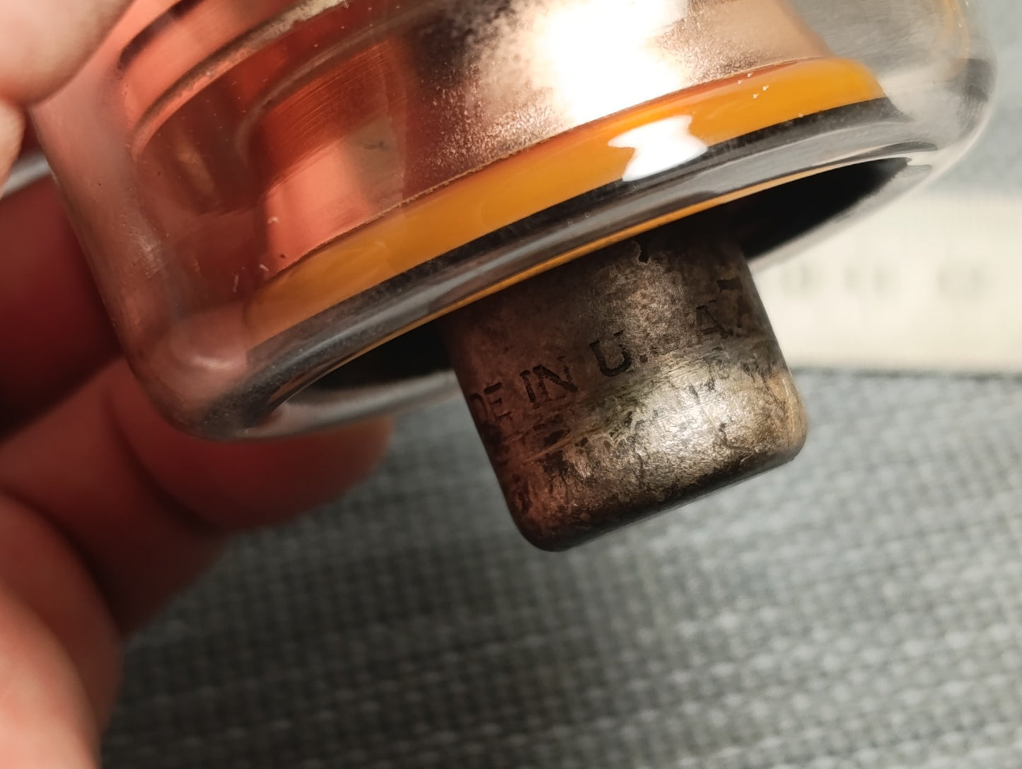 1pcs. 250 pf, 7.5 KV Peak, Jennings JCS-250 Fixed Vacuum Capacitor USED