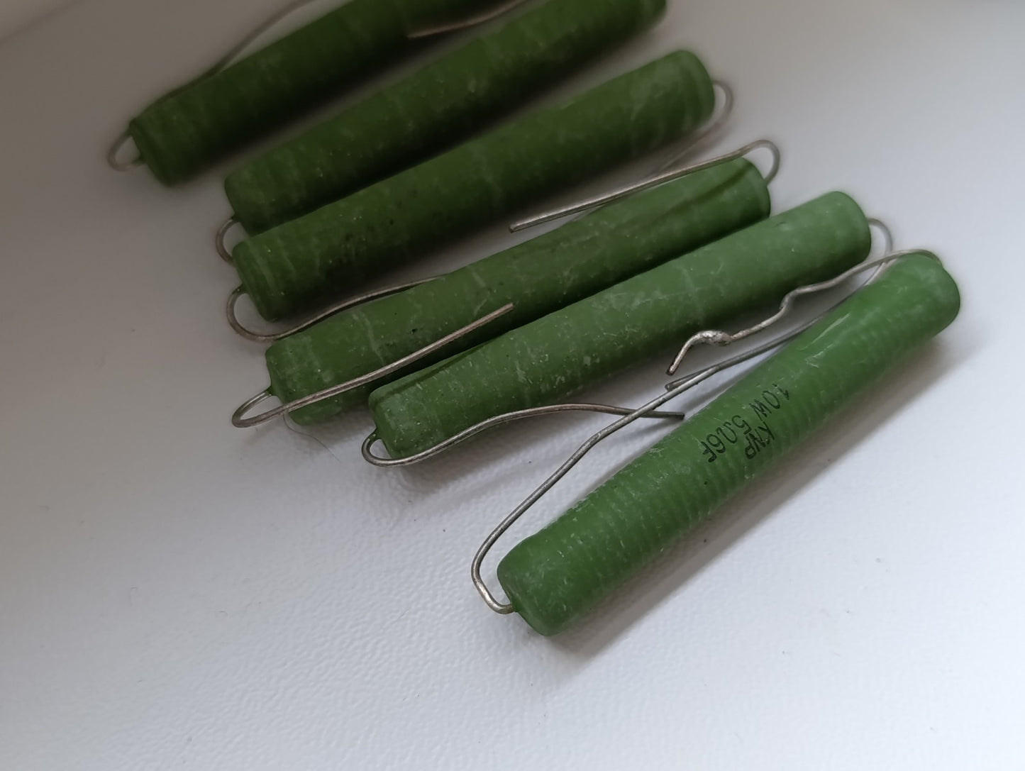 Green Jantzen Audio Superes Audio Grade Resistors 10W 5.6 Ohm 5,6 NEW 6pcs LOT