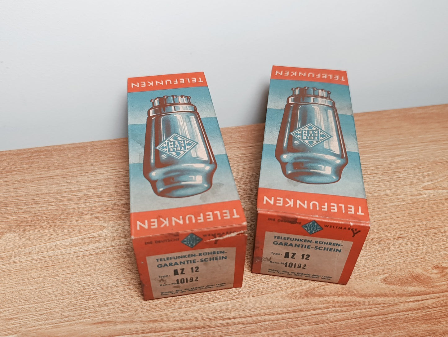 ONLY 1 Tube of Telefunken AZ12 Tube Röhre Original SEALED NEW NOS NIB (1pc.)