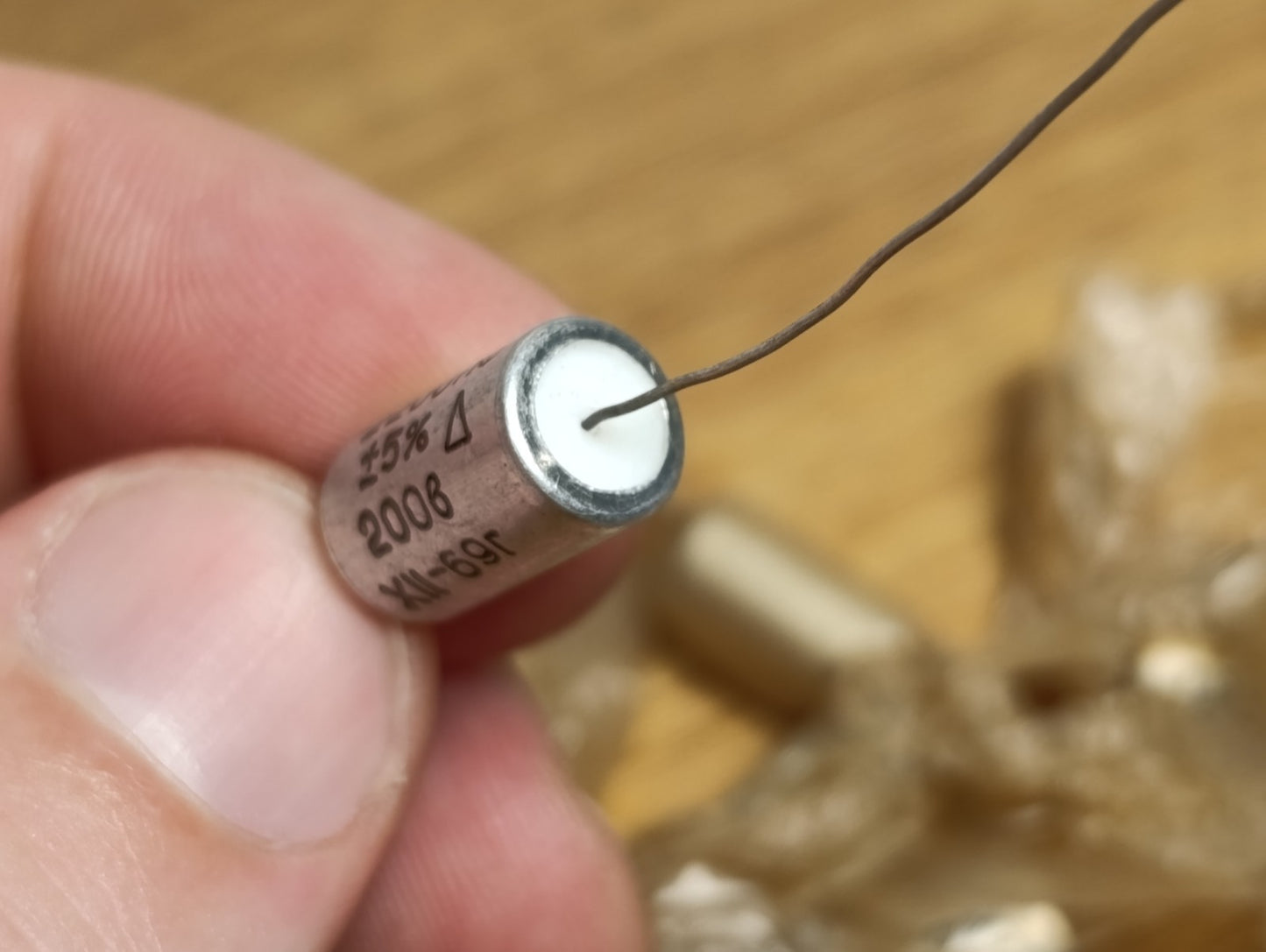 10x FT-1 2200pf 5% 200V NOS Soviet USSR Teflon capacitors / New / 10 pcs