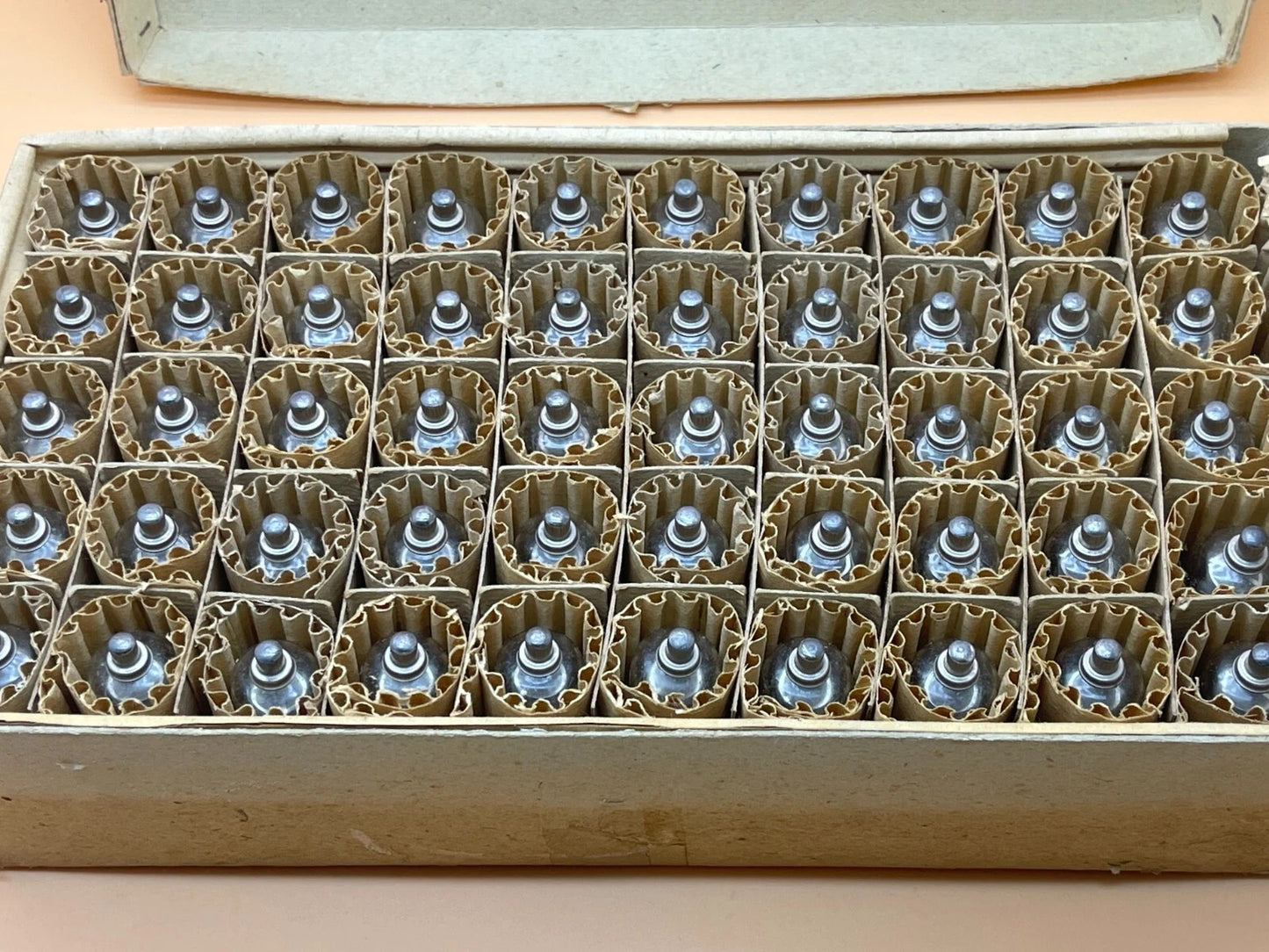 LOT 50 pcs. Same Date 6E15P High voltage tetrode tube 5kV - NOS
