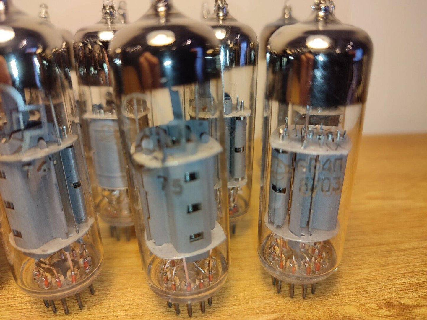 14 pcs 6R4P (6Р4П) Soviet Tubes / Sputnik / USED/NEW / NOT USED