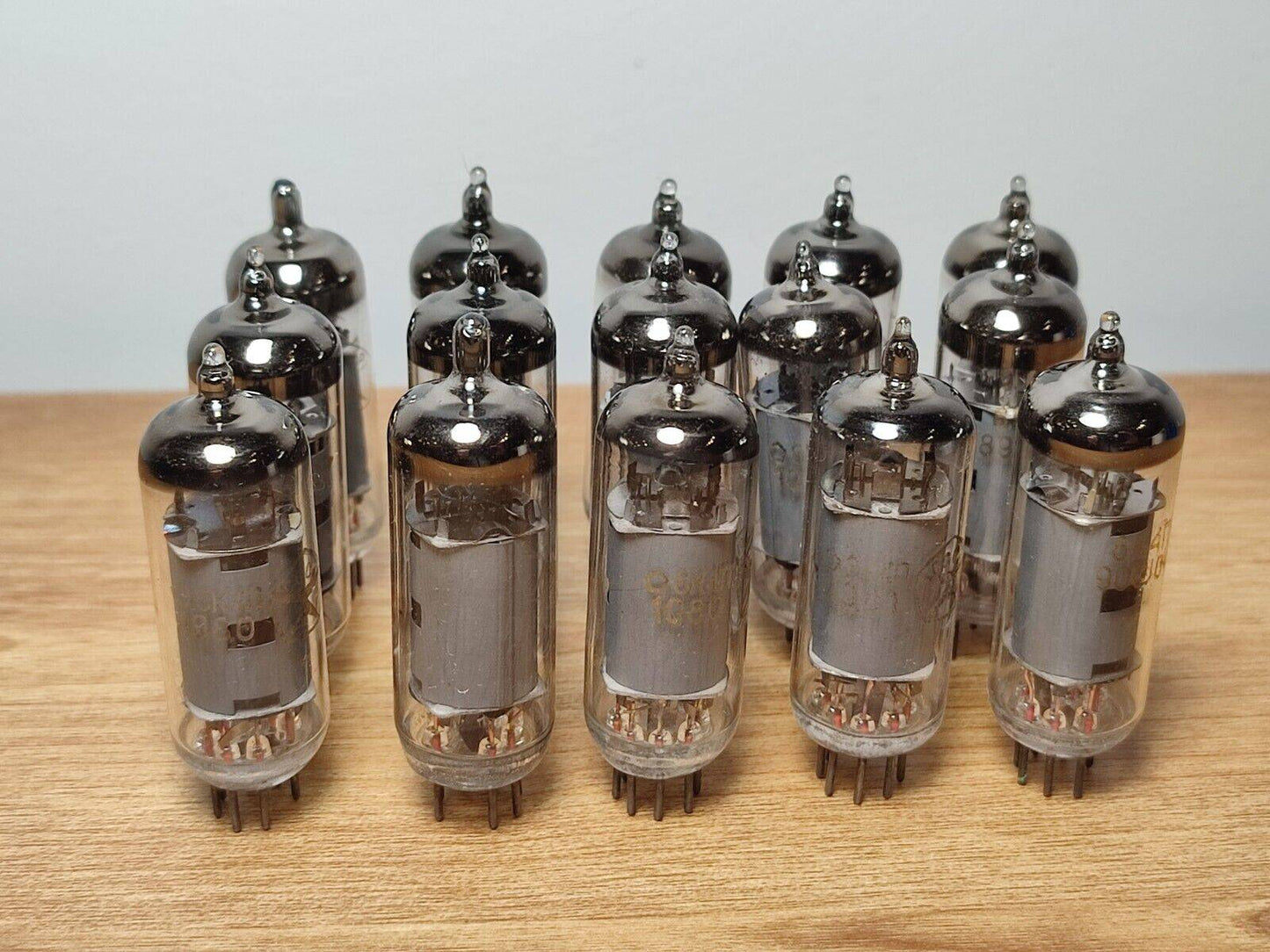 15pcs 6K4P (6BA6, EF93, 5376, 6К4П) HF PENTODE TUBES / NEW 80-90's NOS