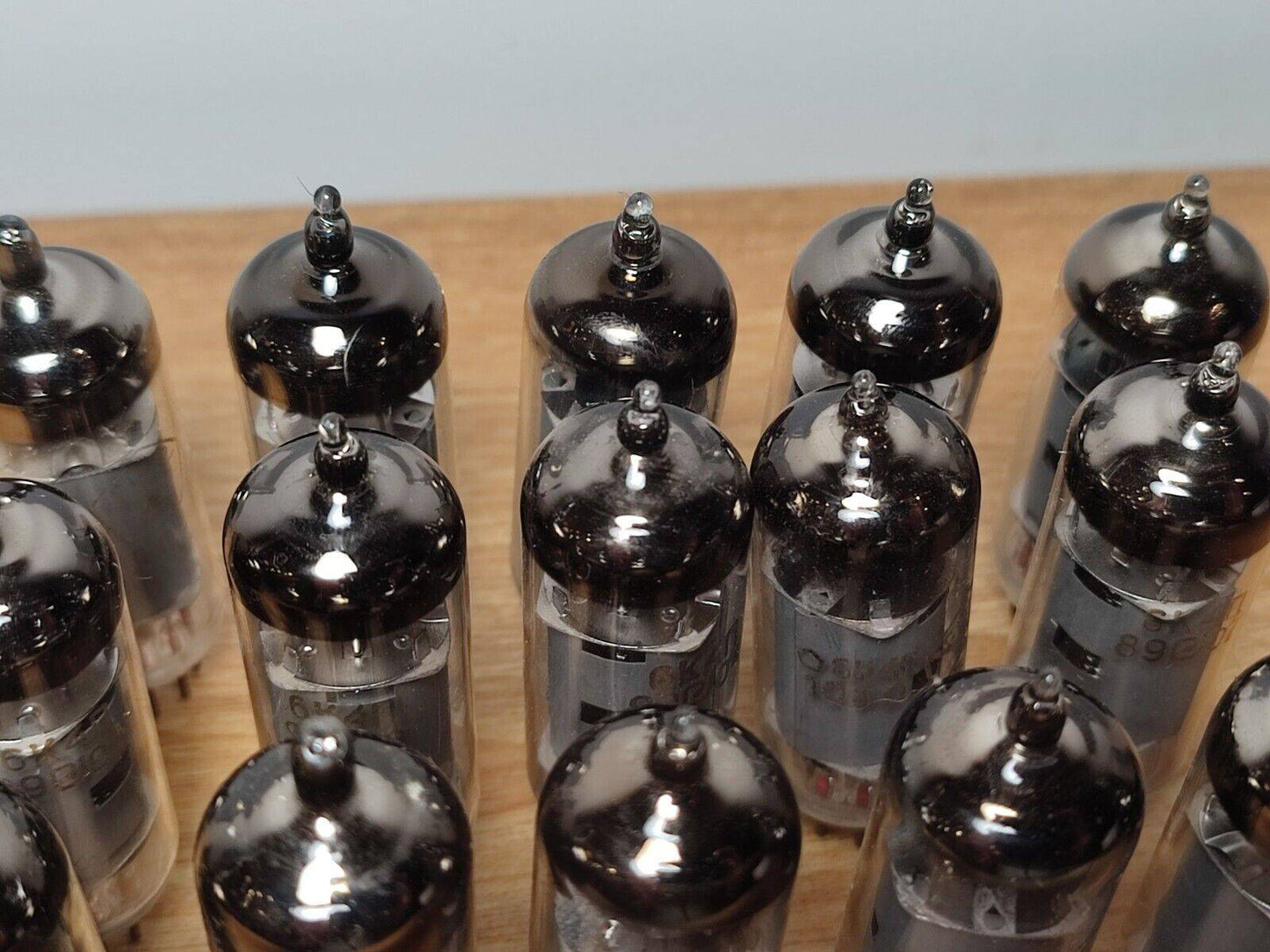 15pcs 6K4P (6BA6, EF93, 5376, 6К4П) HF PENTODE TUBES / NEW 80-90's NOS