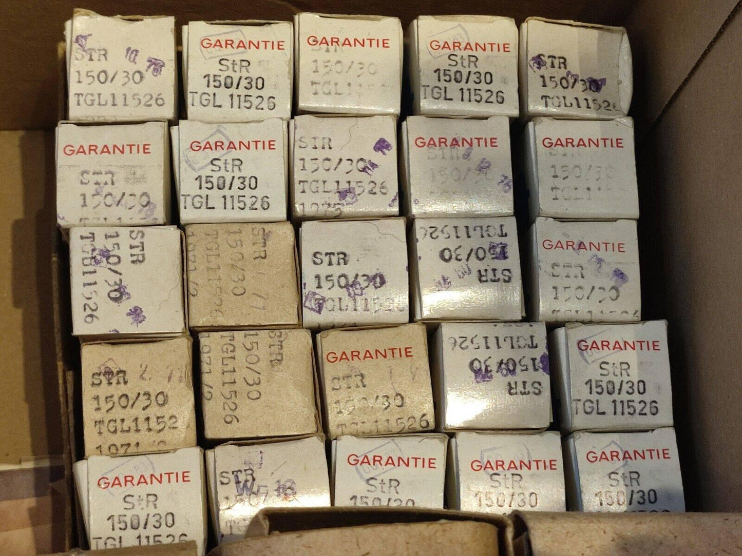 1x STR150/30 WF RFT NOS NEU Rohr geprüft Rohr NEU OA2 150C2 STV150/30 Ventil