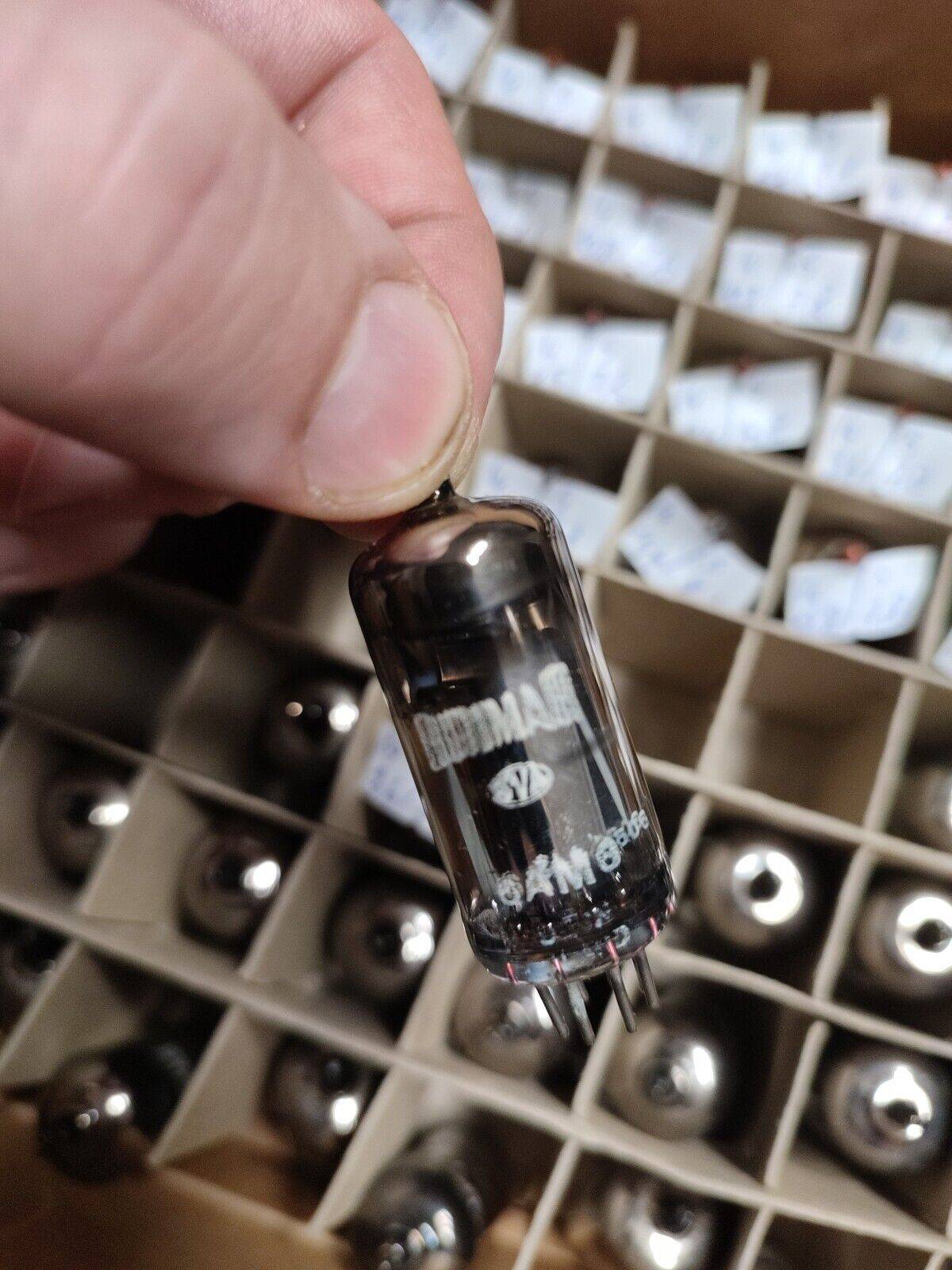 25 pcs. Vintage 6AM8 Brimar Sharp Cut Off Diode-Pentode Audio Vacuum Tube Valve