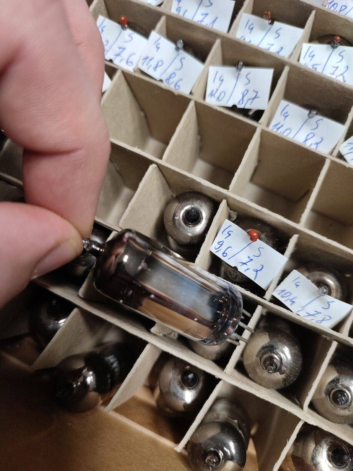 25 pcs. Vintage 6AM8 Brimar Sharp Cut Off Diode-Pentode Audio Vacuum Tube Valve