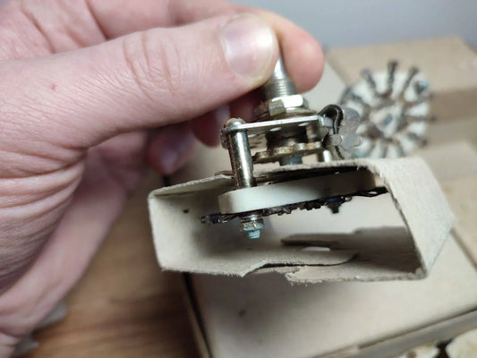 (2Pcs LOT) 3 POLE 3 POSITIONS Silver NON-SHORTING CERAMIC ROTARY SWITCH PGK - Vintage Radio Parts Store