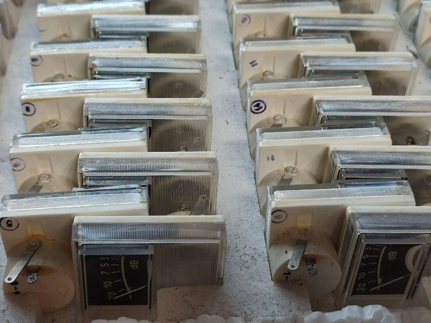 2Pcs. VU Meter Header Audio DB Level Header Amplifier Level Meter With Pointer