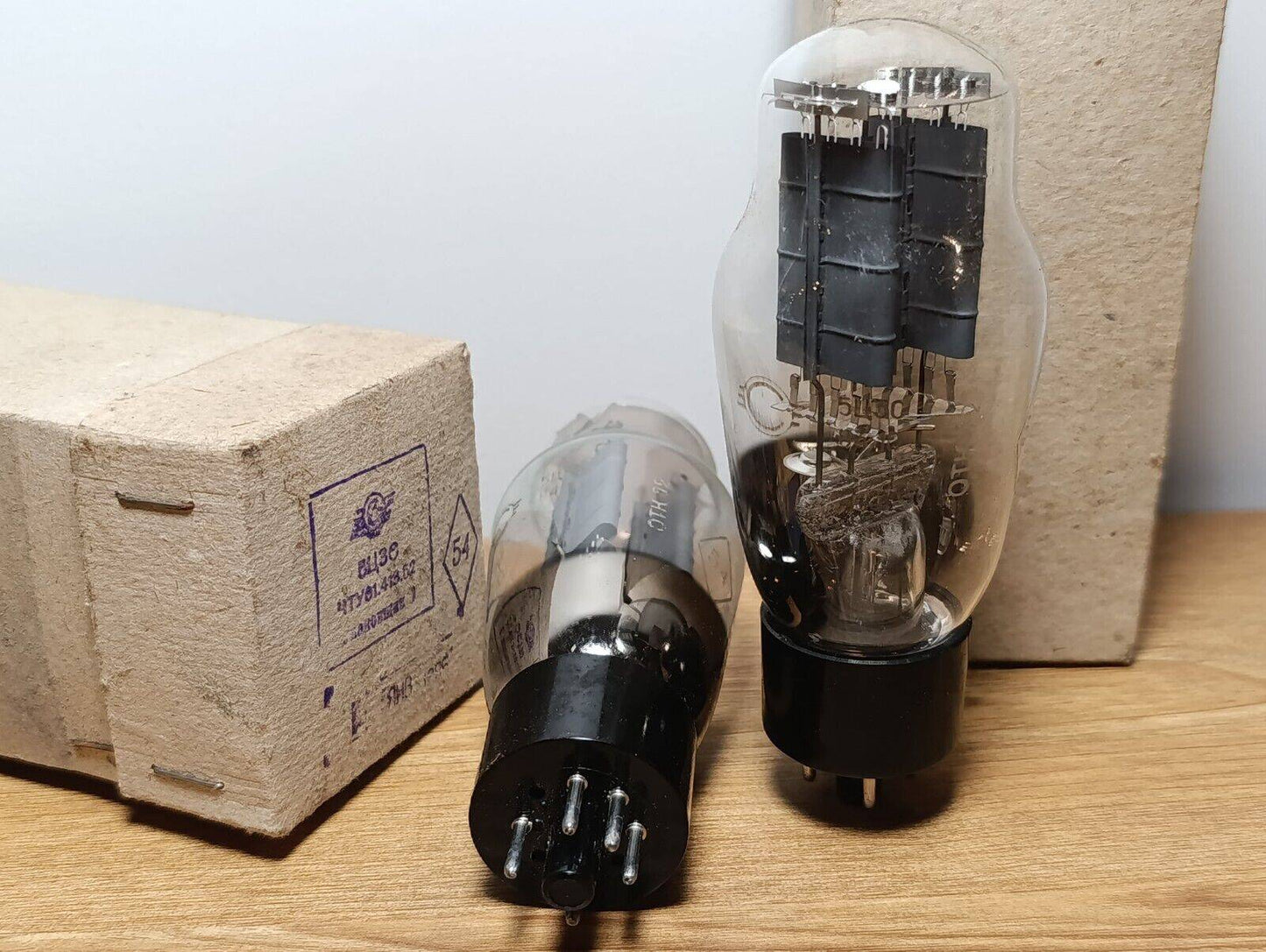 2x 5C3S 5Ц3С (5U4G / 5U3C) NEW SVETLANA USSR TUBES GRAY ANODE TESTED 80's