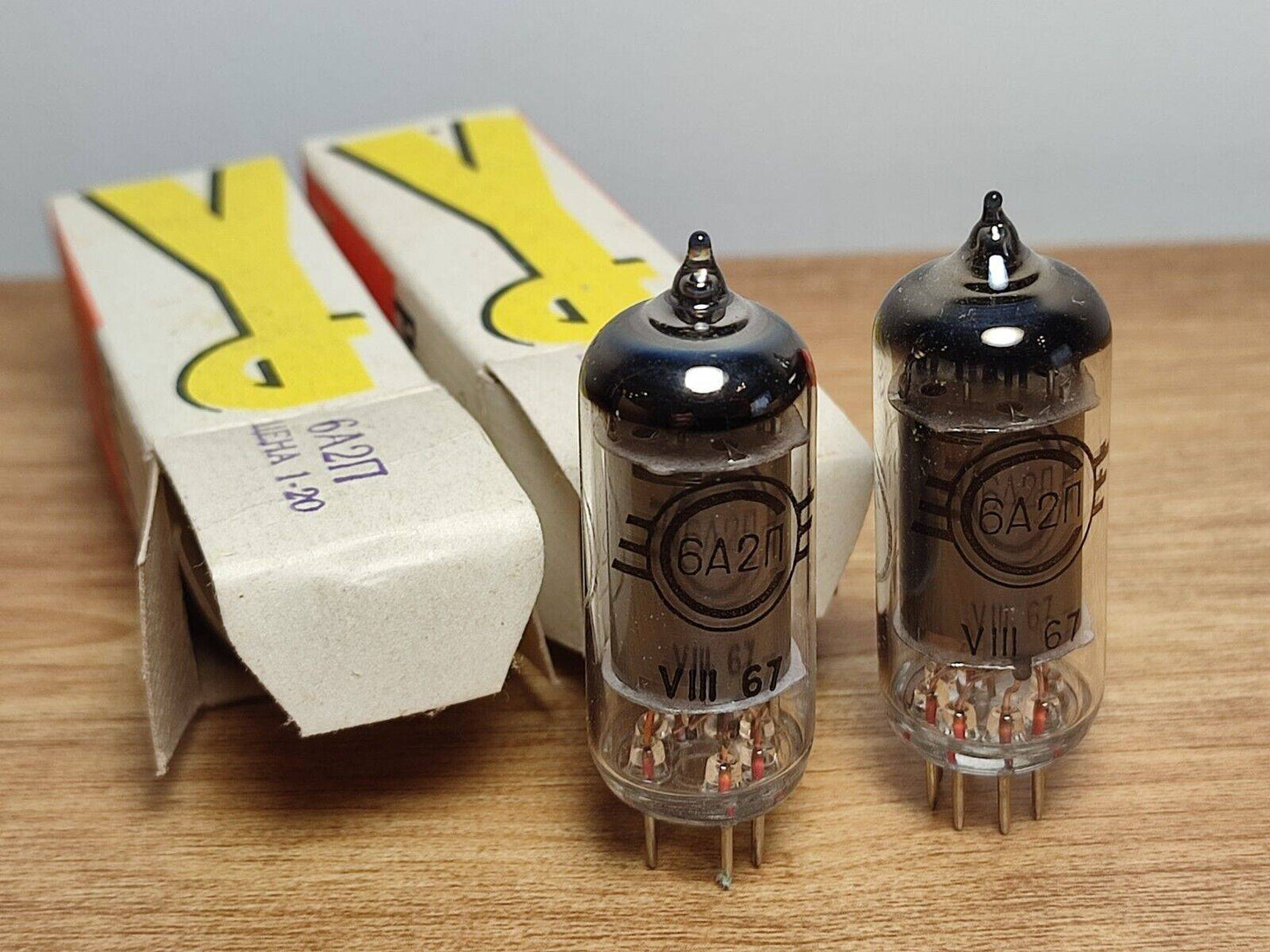 2x 6A2P/EK90/6BE6 NOS RUSSIA Tube Röhre Lampe 진공관 真空管 电子管 Valve Valvula Valvola