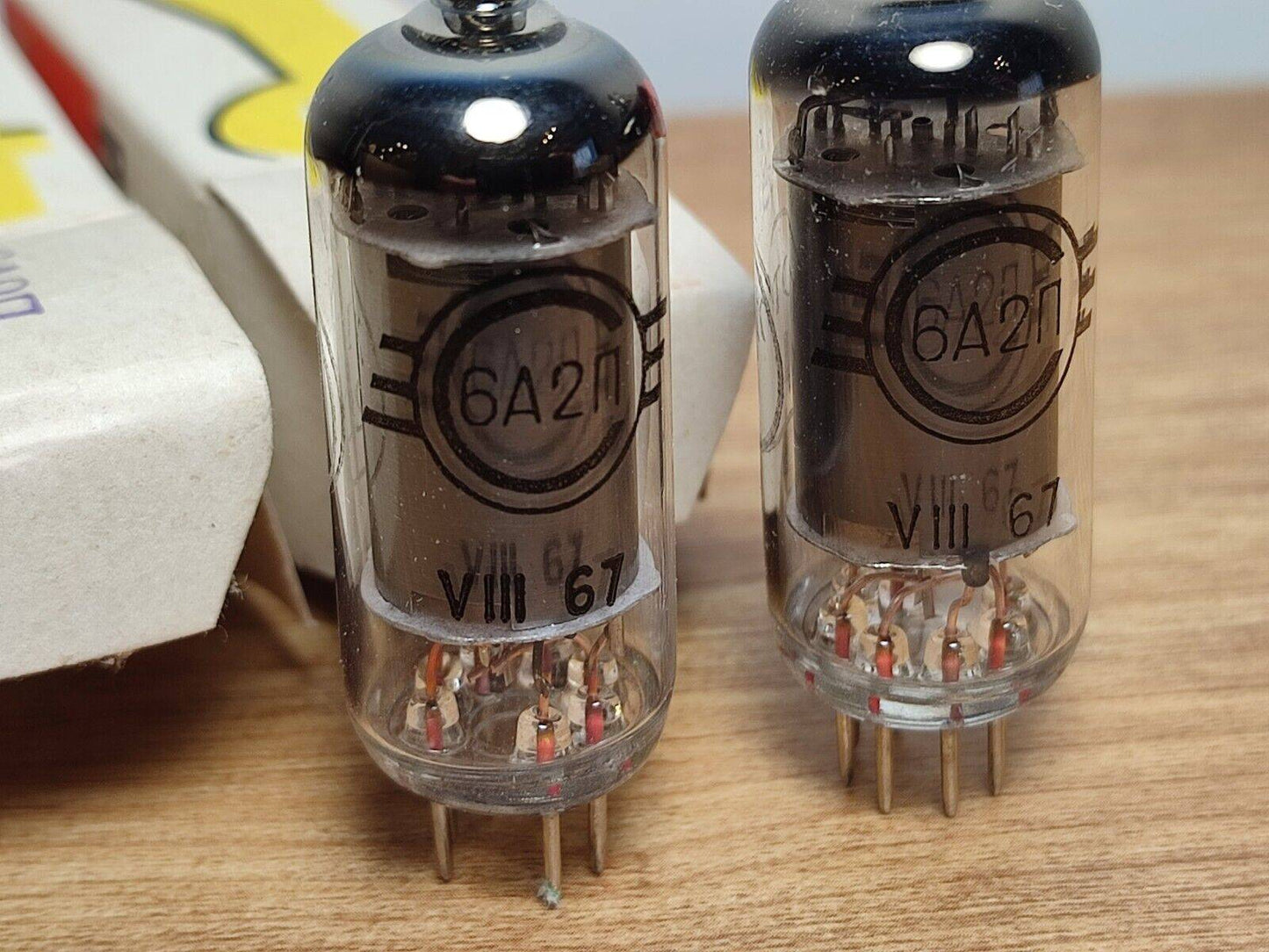 2x 6A2P/EK90/6BE6 NOS RUSSIA Tube Röhre Lampe 진공관 真空管 电子管 Valve Valvula Valvola
