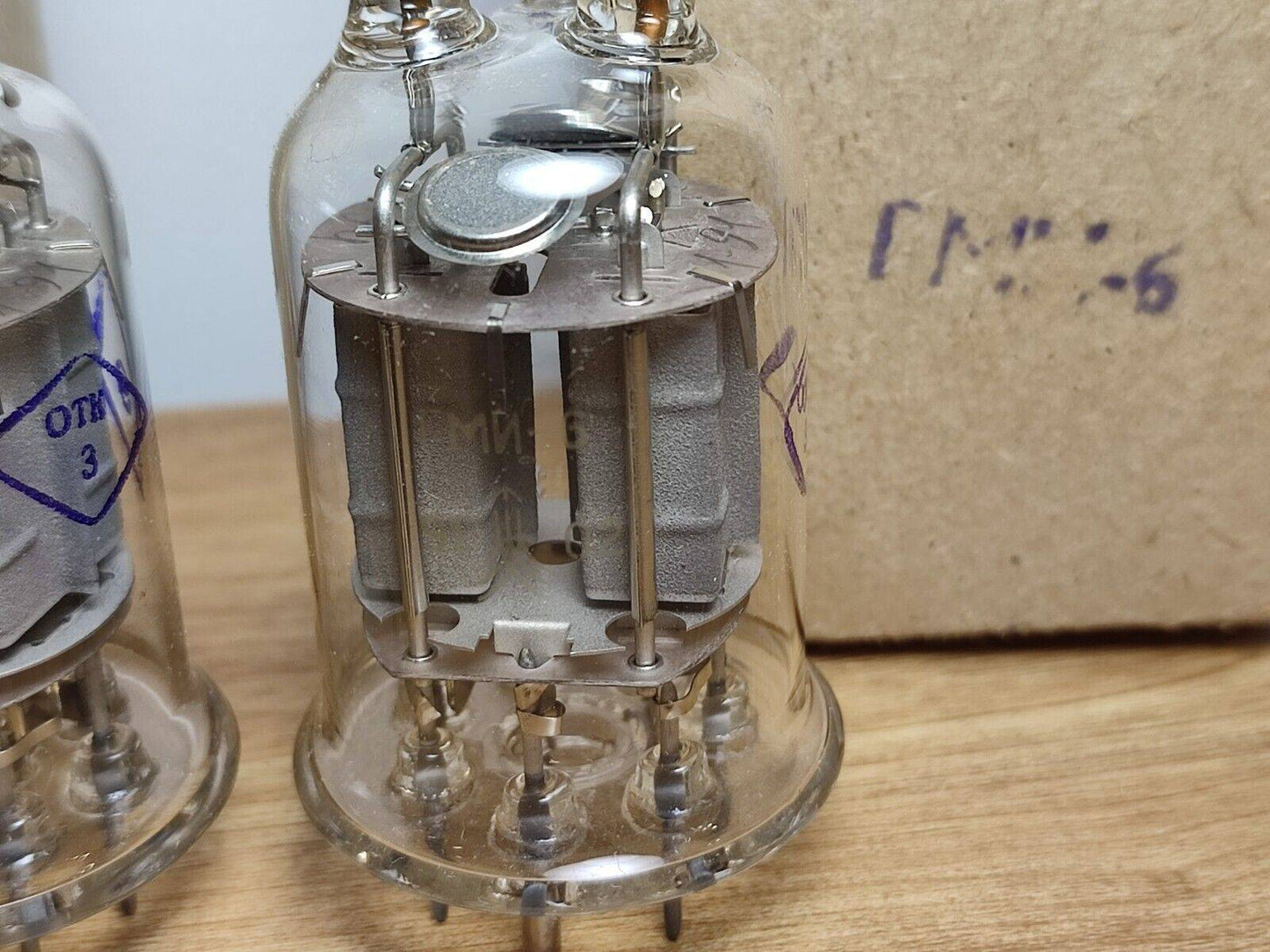 2X GMI-6 / GMI6 PULSE MODULATOR TETRODE TUBE NOS