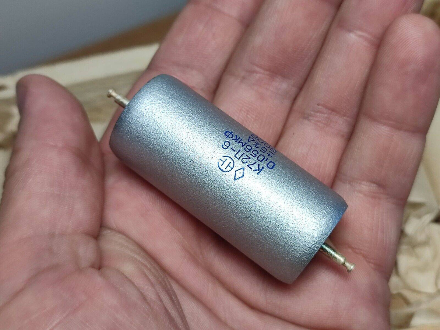 2X NOS Russian K72P-6 teflon capacitor 0.056uF 500V +/-5%, tested