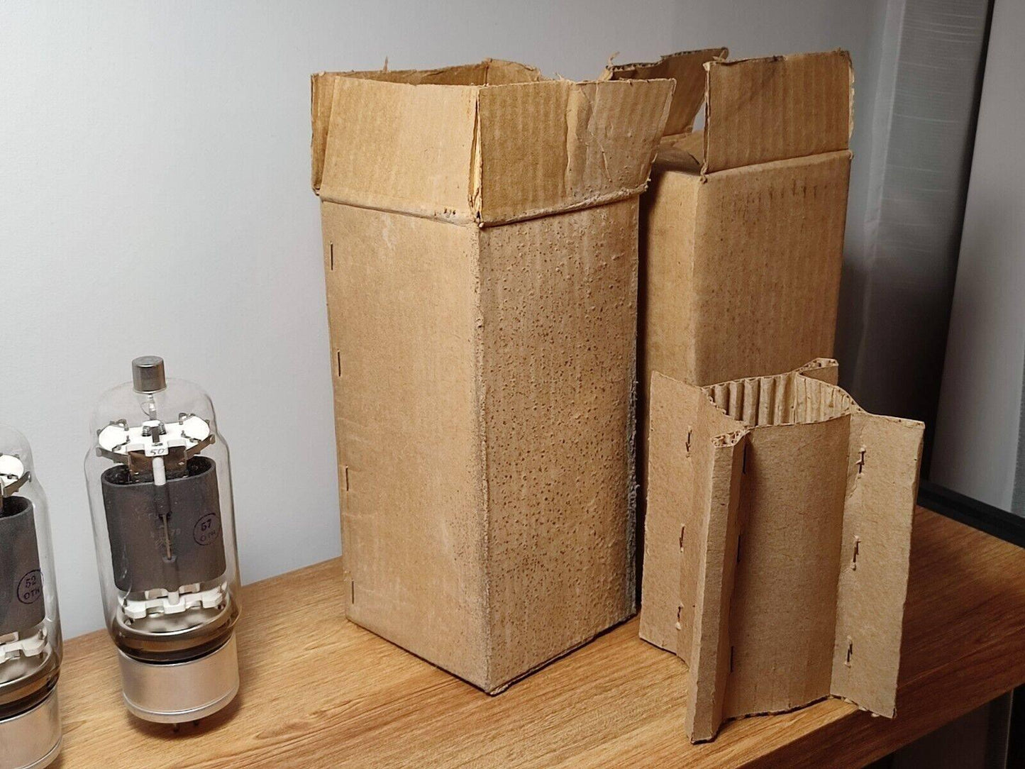 2x EXTREM SELTENE GU-13 / GU13 / FU-13 / 813 BEAM-TETRODE POWER AUDIO-RÖHREN NOS 70er