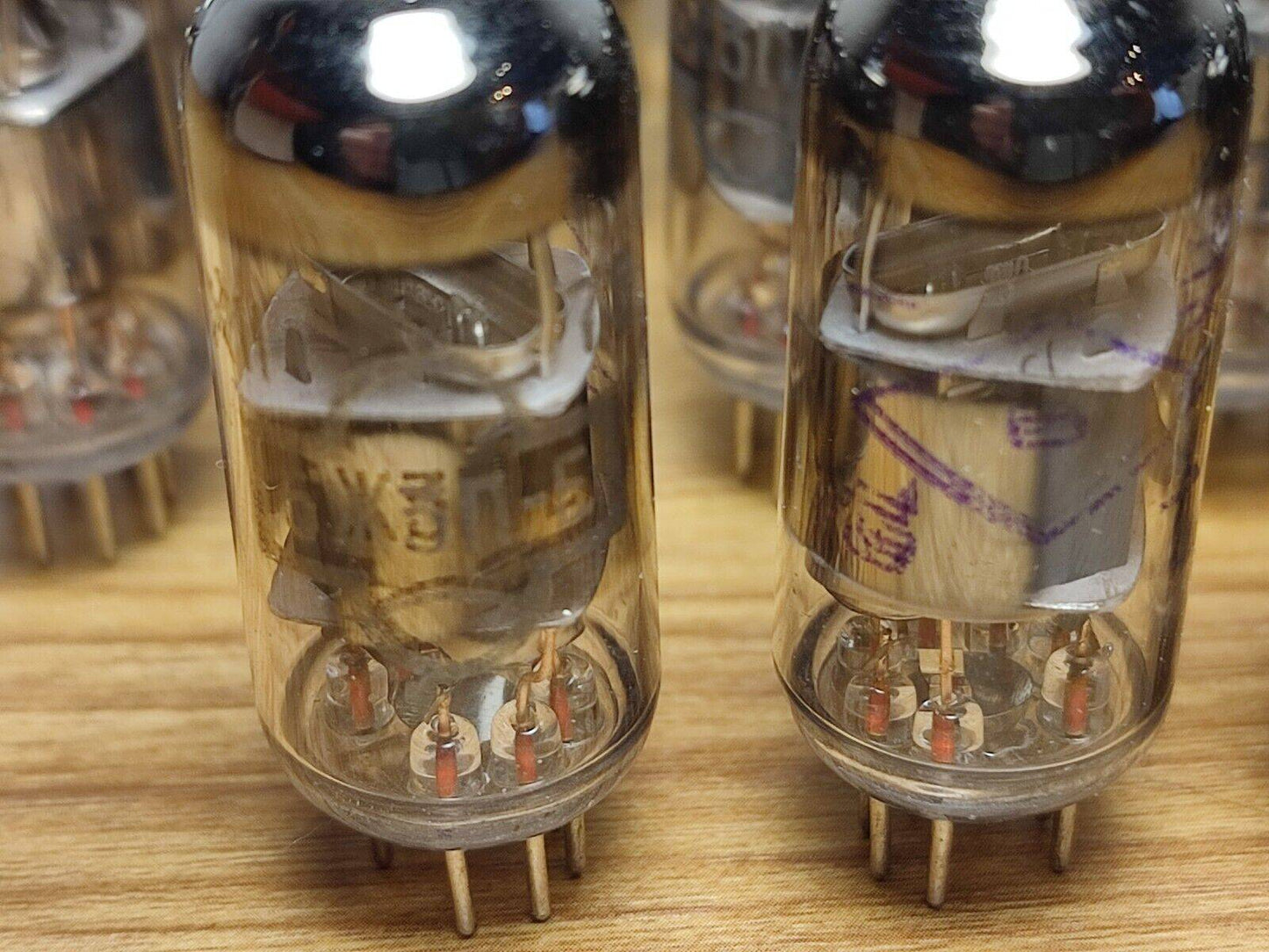 36 pcs 6J3P-E (6AG5 EF96) Soviet pentode tubes / NOS with OTK Rhombus 1978 tubes