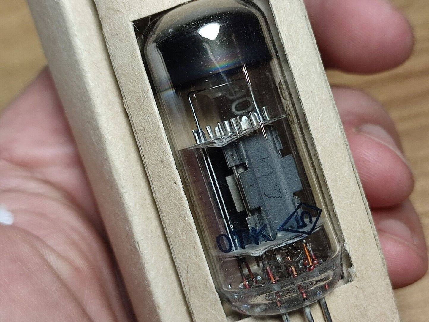 3x 6N6P-I = ECC99, E182CC Double Triode Tube Soviet USSR SAME DATE 90's NEW