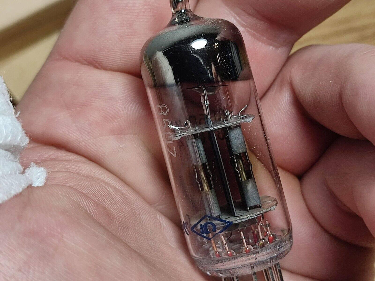 3x 6N6P-IR = ECC99, E182CC Double Triode Tube Soviet USSR SAME DATE 80's NOS