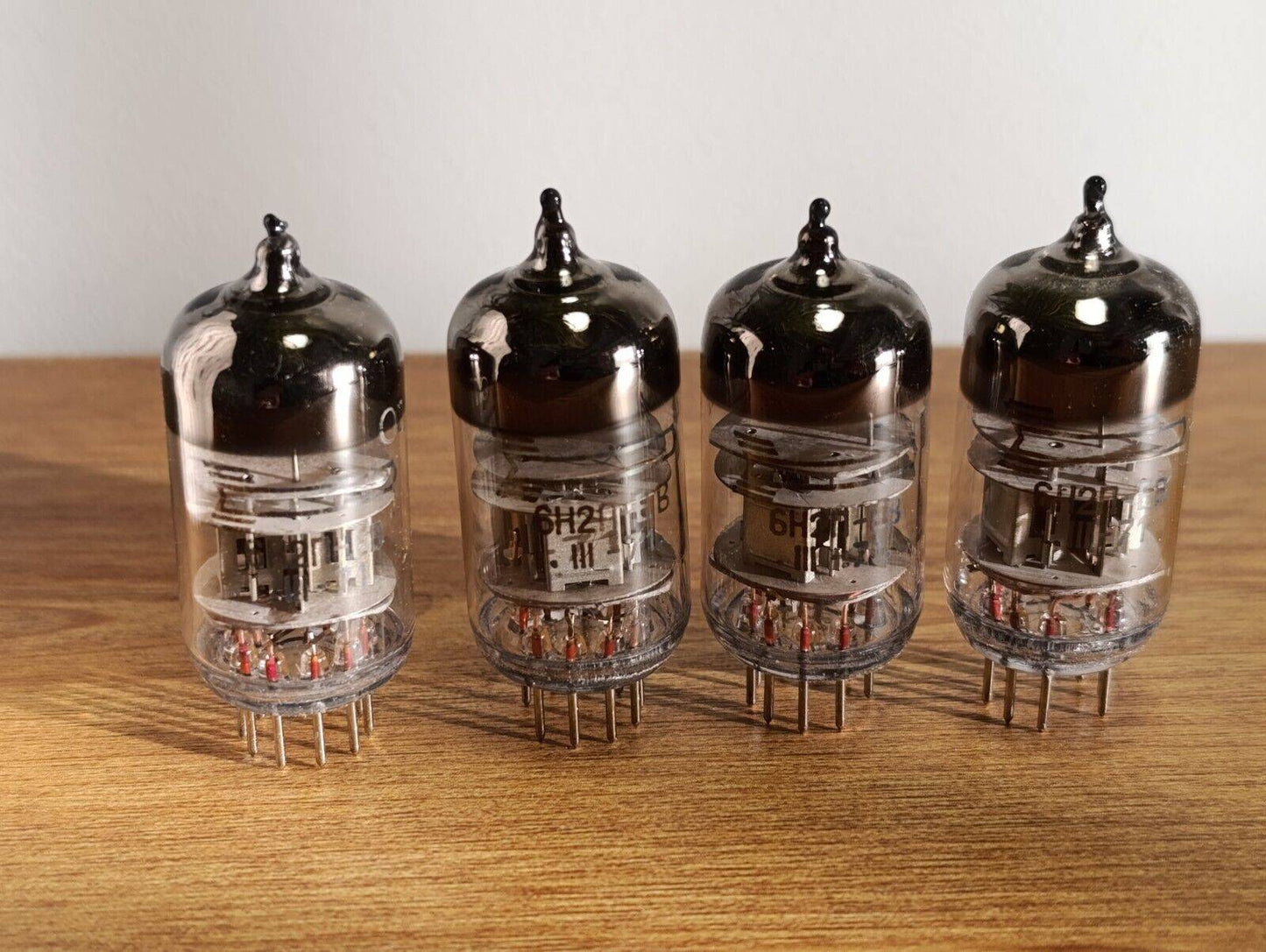 4 pcs 1971's 6N2P-EV Tubes DIFFERENT PINS ECC83/12AX7 Rocket VOSKHOD NOS Russian