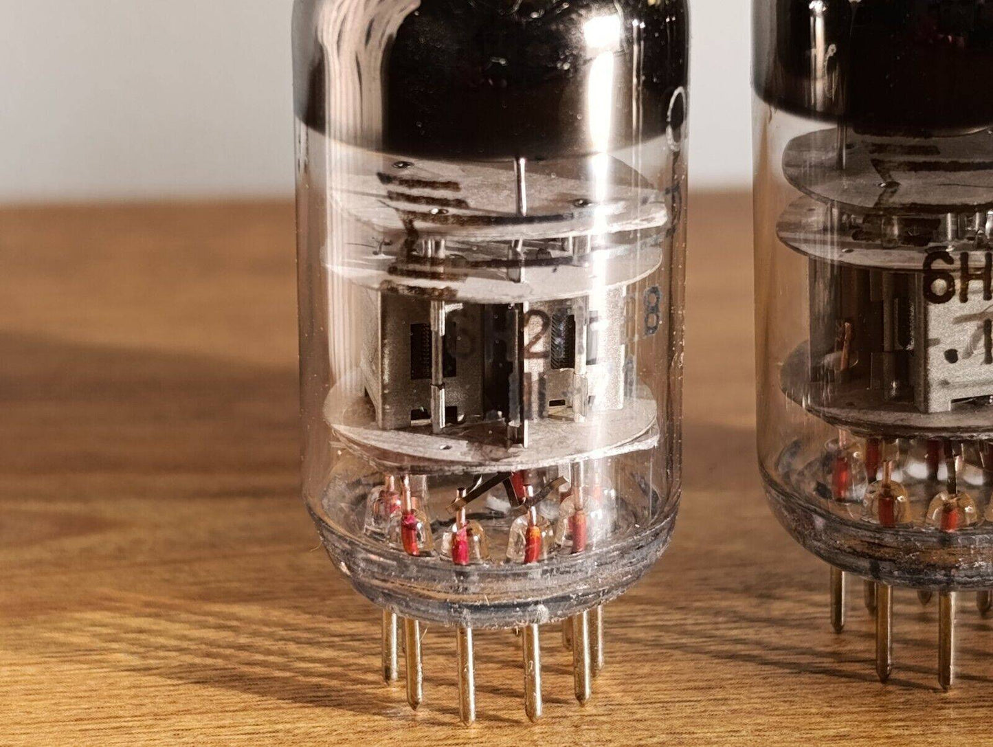4 pcs 1971's 6N2P-EV Tubes DIFFERENT PINS ECC83/12AX7 Rocket VOSKHOD NOS Russian
