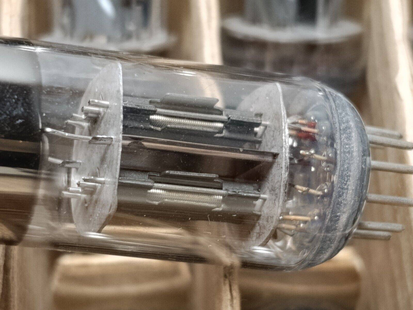 4 pcs LOT 6N6P tubes Gold grid New NOS 70's 1977 ( ecc99 e182cc 5687 7044 7119)