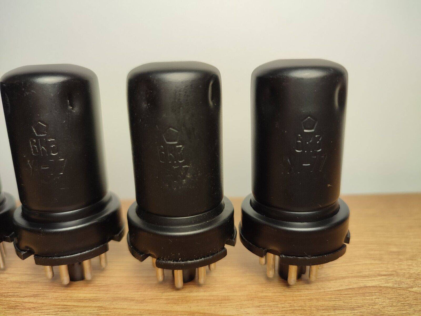 4 x 6K3 / 6SK7 / SK7 PENTODE TUBE NOS NEW