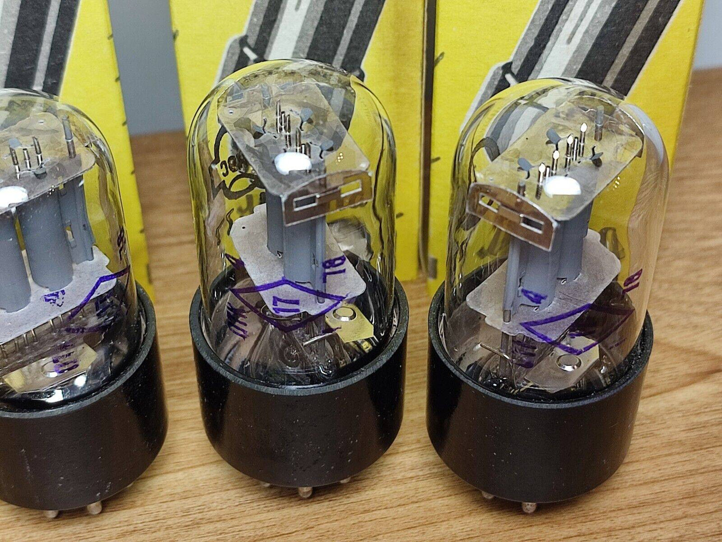 4 x 6n9s 77's Reflector tubes NOS OTK 6sl7 1579 6N9S ecc35 6H9C 6н9с USSR Triode