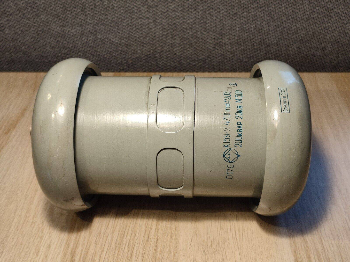 4700 pF 0.0047 uF 20 kV 200 kVAr RUSSIAN HIGH VOLTAGE CERAMIC CAPACITOR K15Y-2