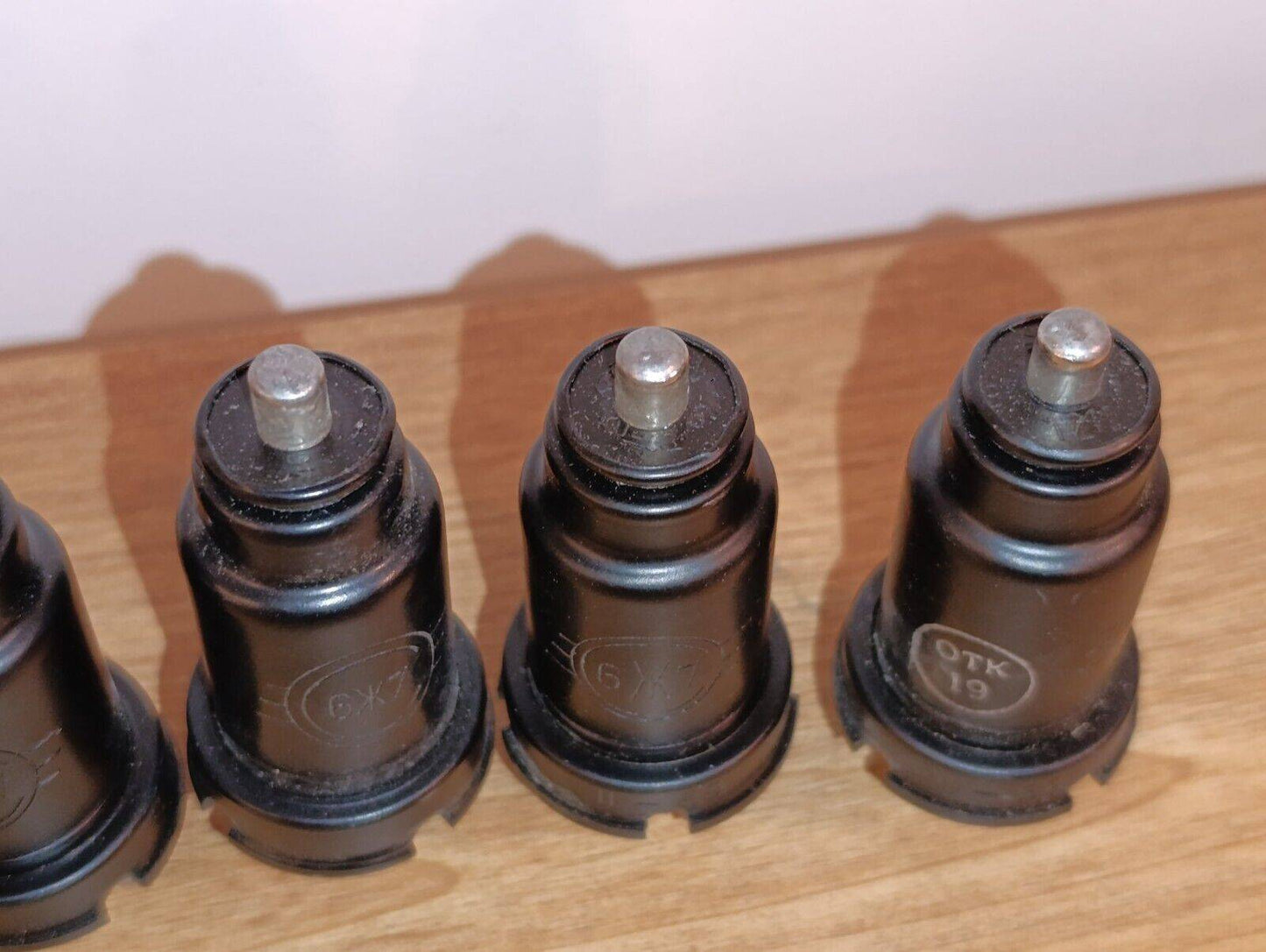 4pcs 6J7 USSR Svetlana / VT91 / US6J7 Soviet Pentode Tube Lot