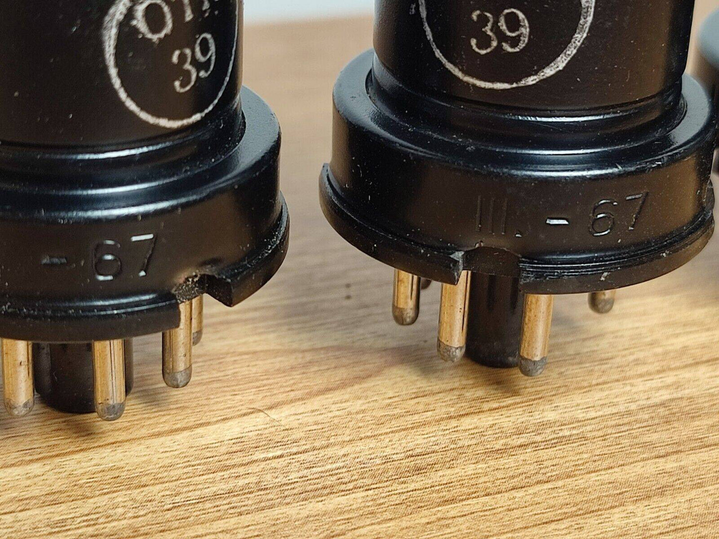 4pcs 6K7 VT86 6K7GT Svetlana Pentode Tubes USSR NOS 1960's NOS