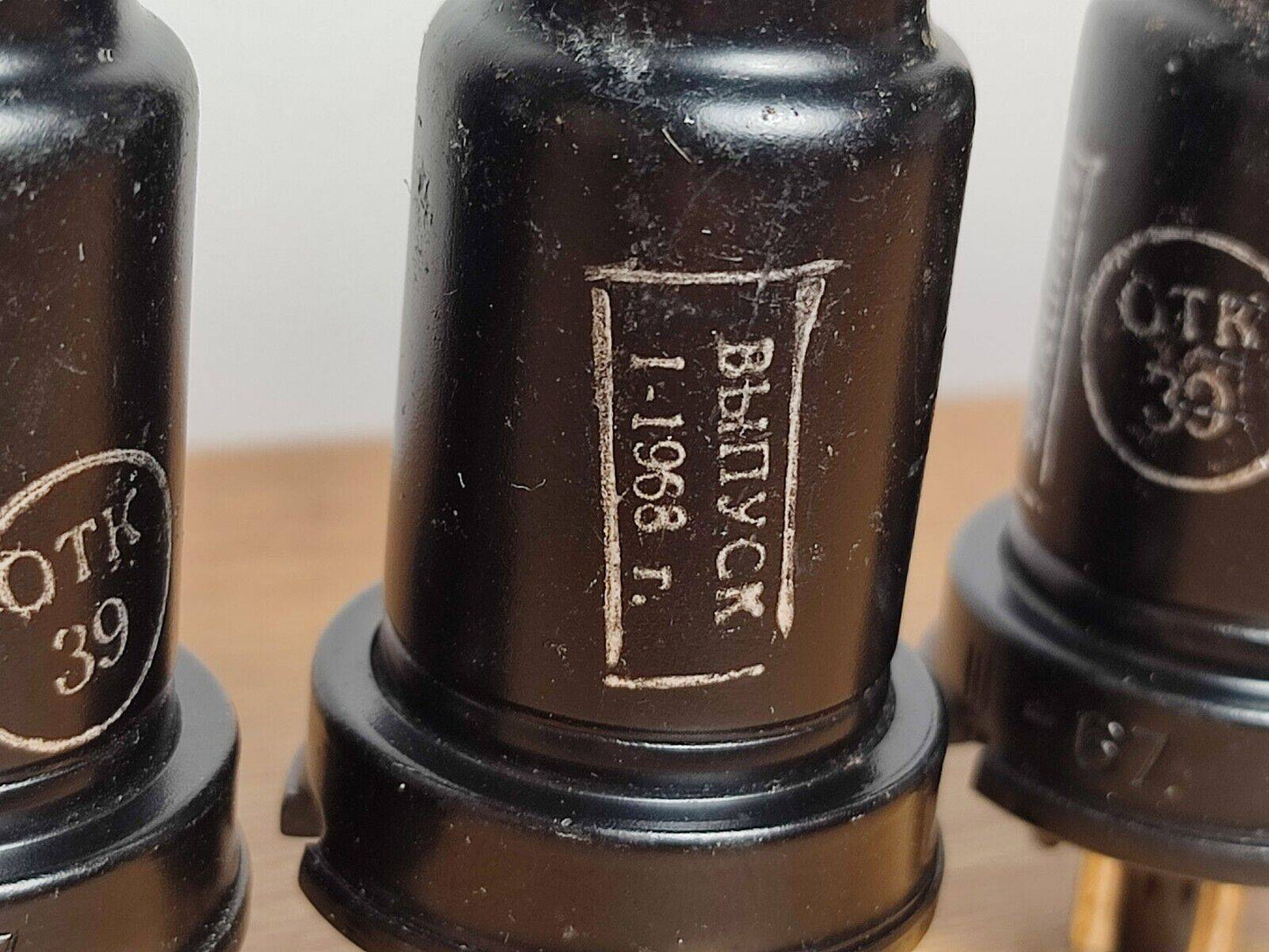 4pcs 6K7 VT86 6K7GT Svetlana Pentode Tubes USSR NOS 1960's NOS
