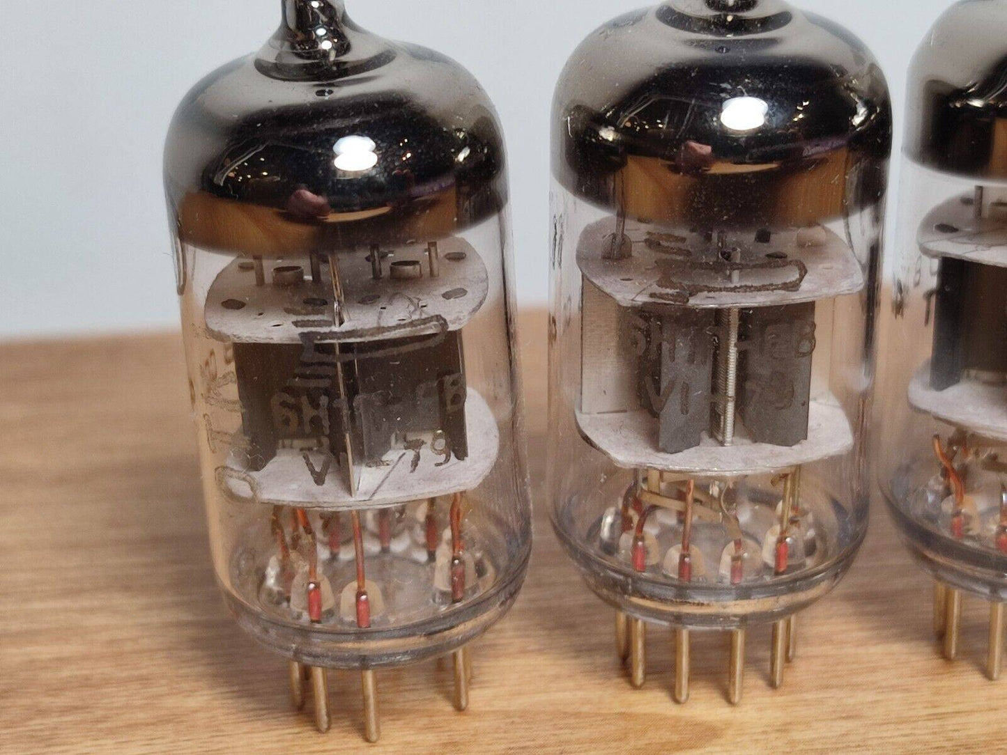 4pcs 6N1P-EV (ECC88 / E88CC / 6922) Soviet double triode tubes / NOS NEW 1979's