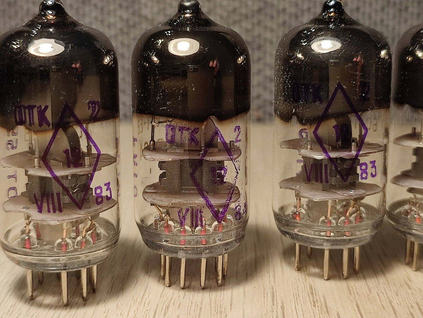 4pcs 6S4P-EV (6С4П-ЕV EC86 PC86 WE417A) SOVIET TUBES / REFLECTOR / NEW NOS 80's