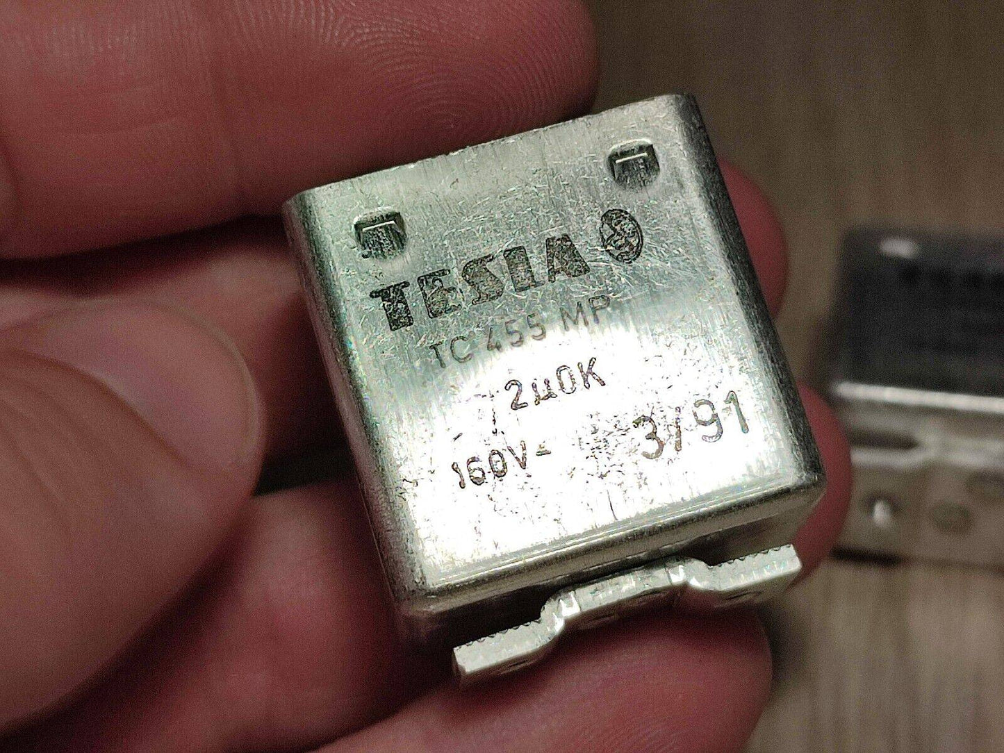 4Pcs LOT 2uF 160V TESLA TC455 MP PAPER IN OIL PIO CAPACITOR 10% 20%