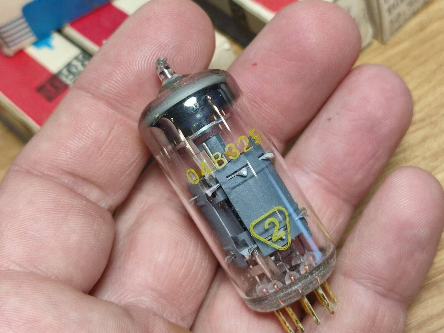 4PCS. LOT EF860 WF RFT STRONG TESTED VACUUM TUBES NOS GOLD PINS = EF800 EF80