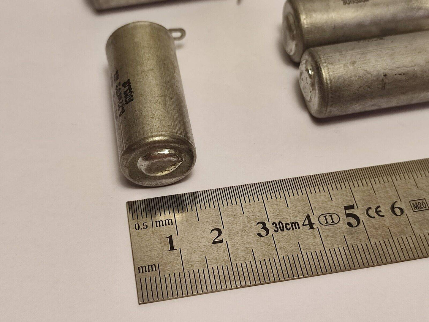 4X 0.22 uF 400 V MBGCH-1A Paper-In-OiL PIO AUDIO CAPACITORS, NOS