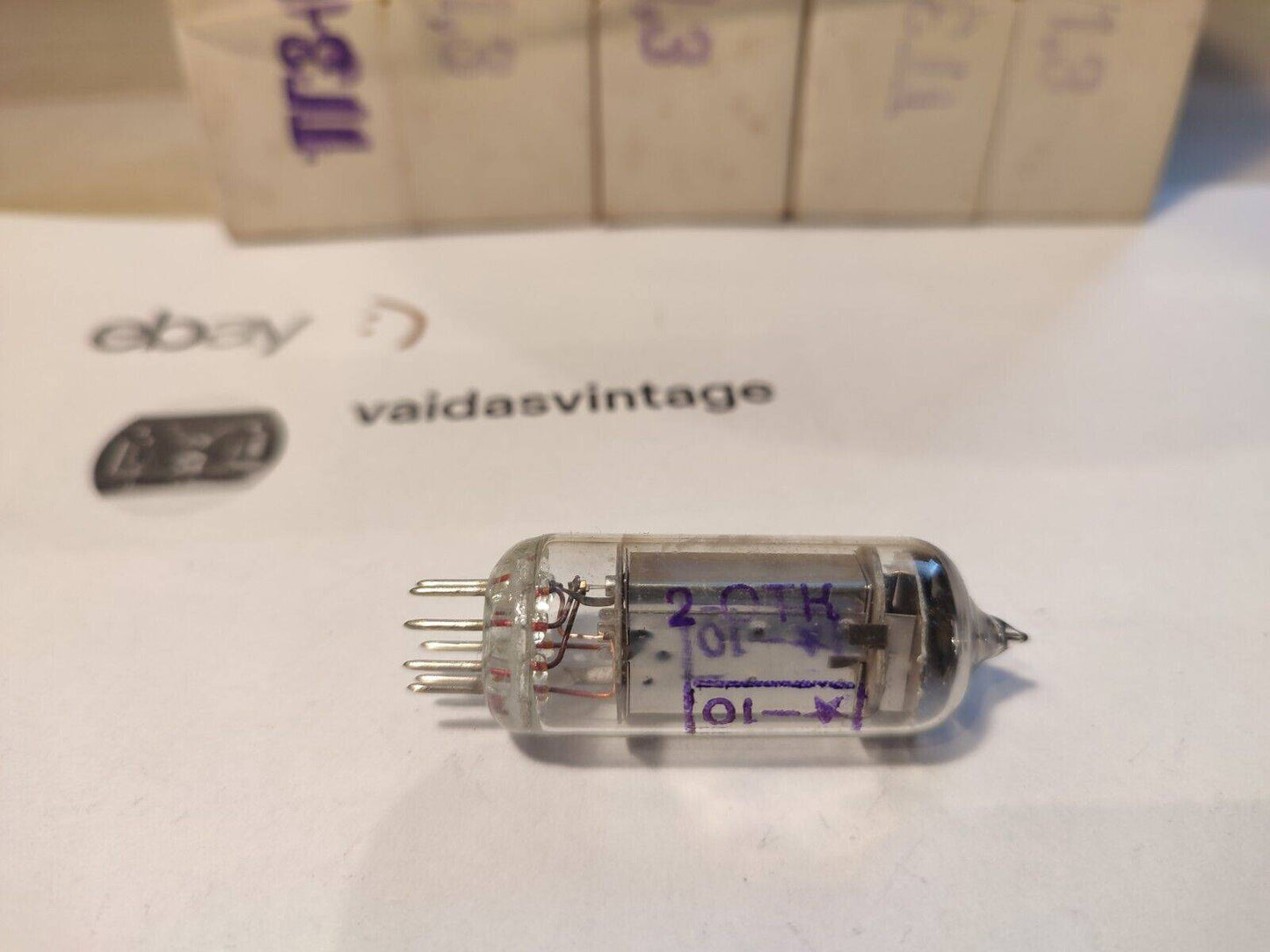 4x Boxed TG3-0.1/1.3 low-power Tubes Soviet TG3-0,1/1,3 USSR NEW NOS