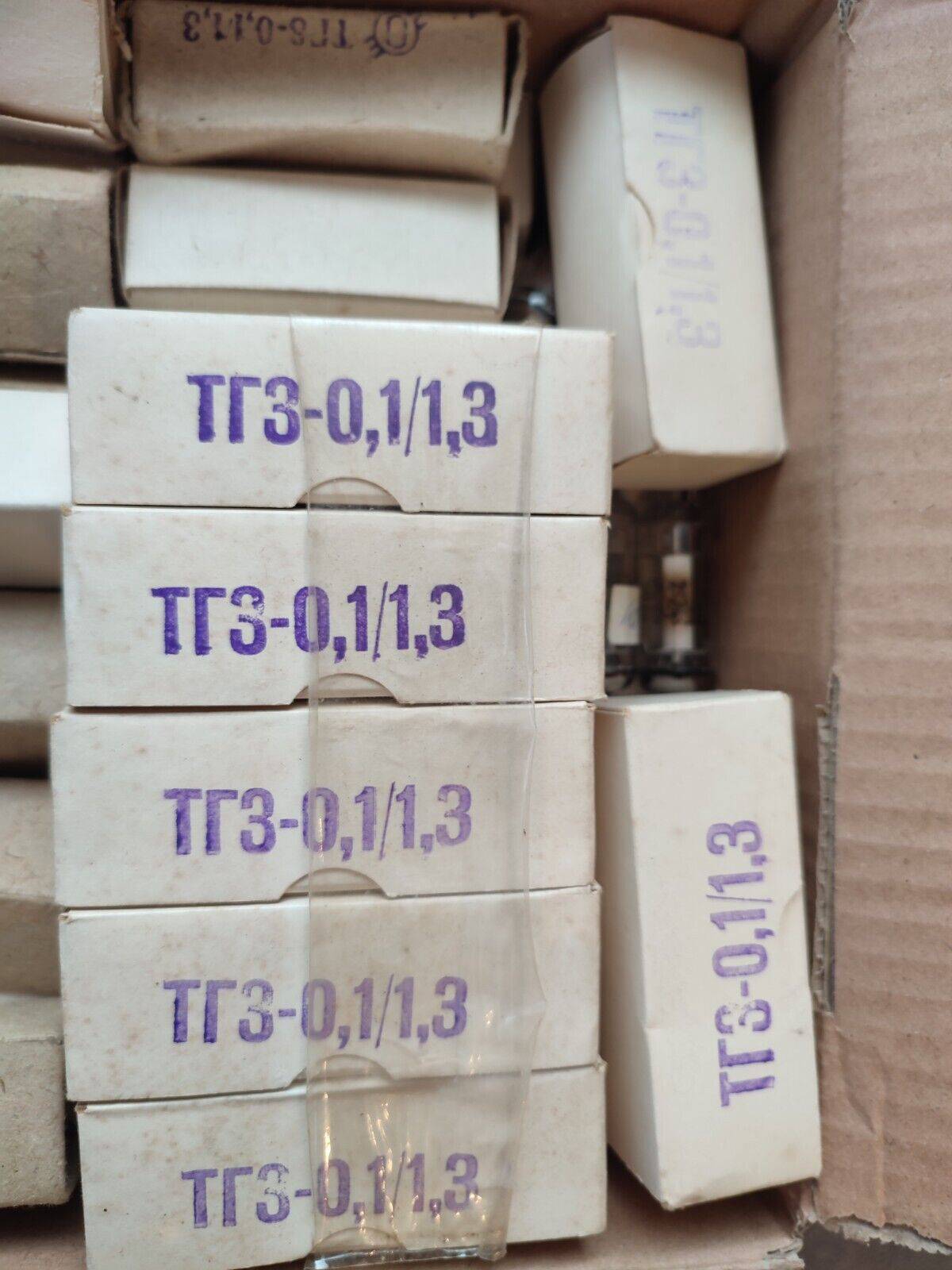 4x Boxed TG3-0.1/1.3 low-power Tubes Soviet TG3-0,1/1,3 USSR NEW NOS