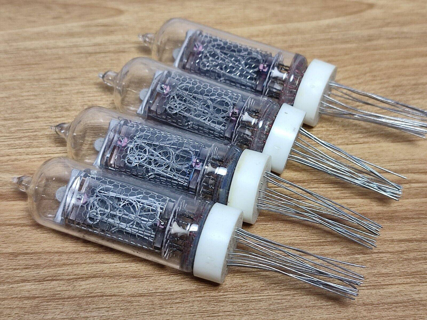 4x IN-19A Tubes Nixie (IN19A NИН-19A) NEW NEW NOS Tested
