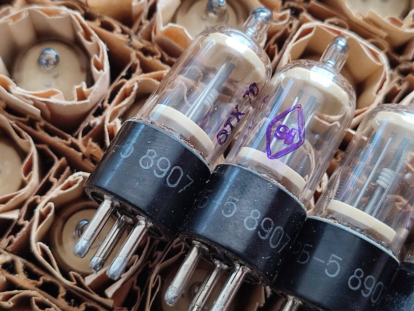 5x RB-5 / PB-5 soviet Krypton filled arrester gas discharge spark gap tube USSR