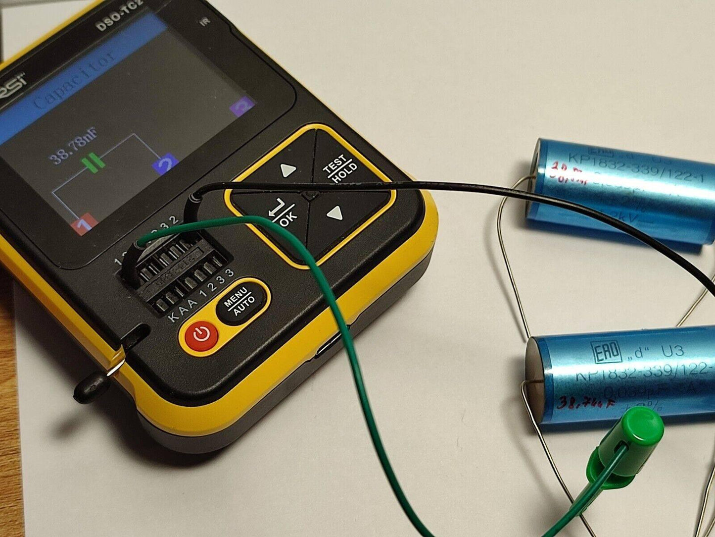 5X Vintage 0.039UF 39nF 1200V 1.2KV 2% Axial Capacitor KP1832 339/122-1 ERO