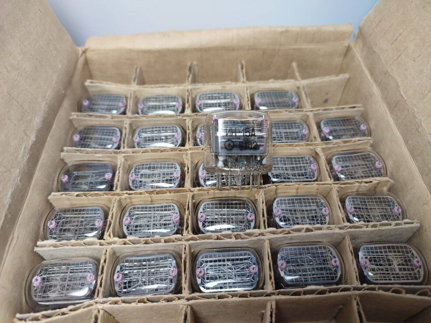 6 Pcs IN-15 IN-15A nixie tubes SYMBOL Vintage NEON indicators NOS NEW indicator