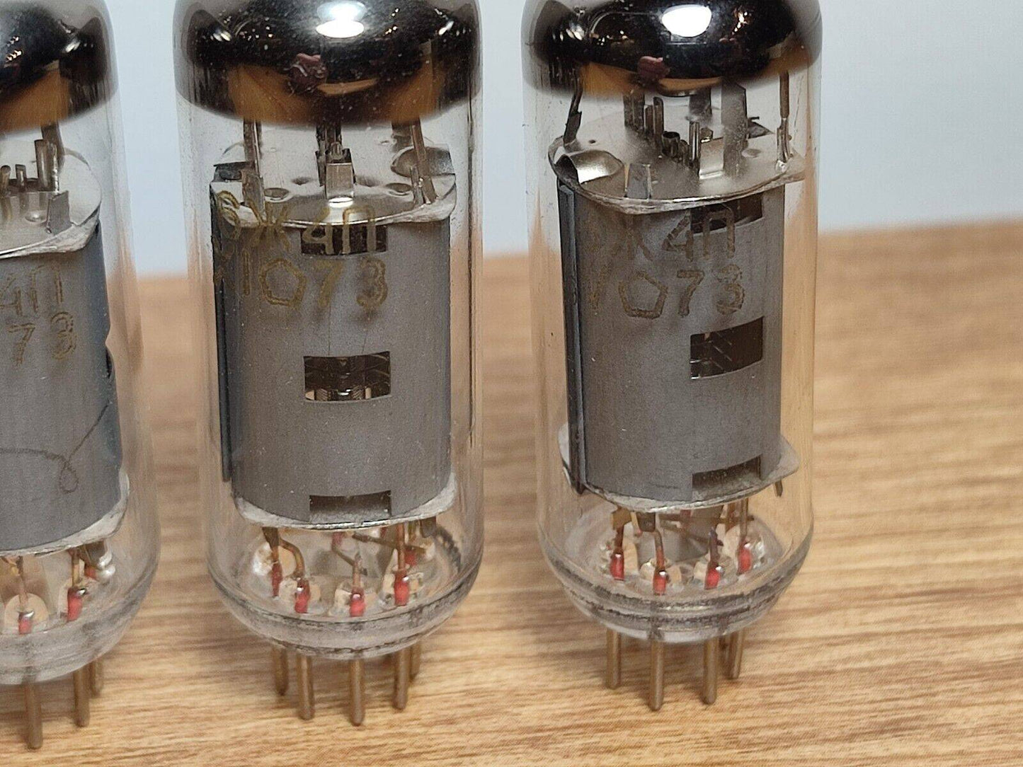 6J4P / EF94 / 6AU6 RUSSIAN HF PENTODE TUBE RHOMBUS/OTK/GOLD GRID NEW QTY-4 1973