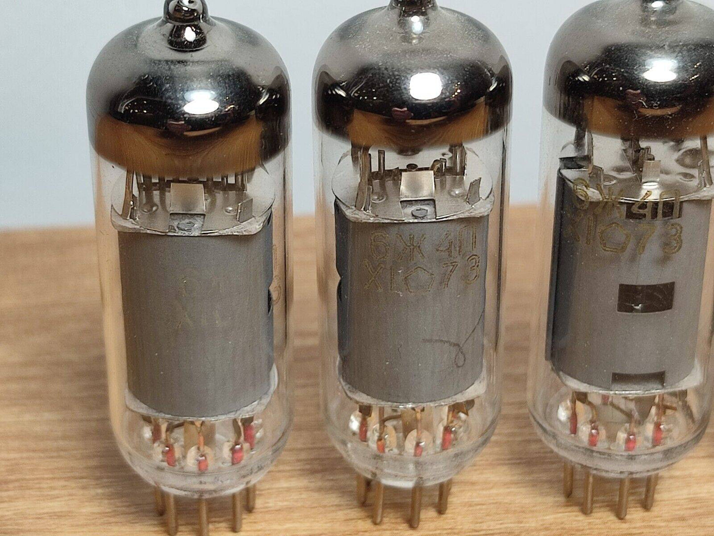 6J4P / EF94 / 6AU6 RUSSIAN HF PENTODE TUBE RHOMBUS/OTK/GOLD GRID NEW QTY-4 1973