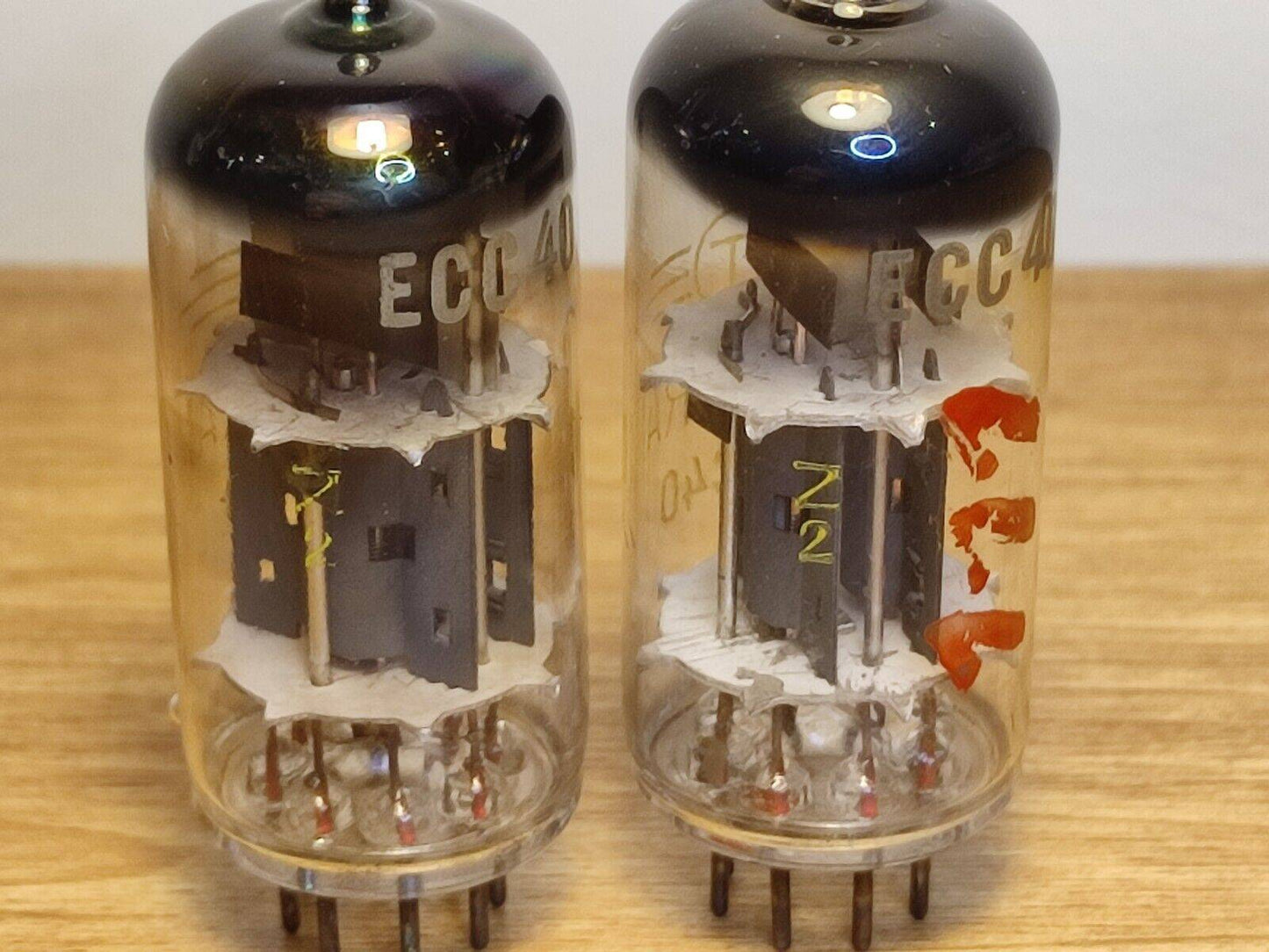ECC40 Tungsram made in Holland L1-3 tested Pair USED