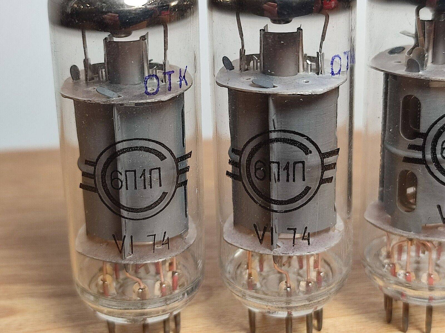 EU Stock! 6P1P 6P1 (4pcs) SVETLANA TUBES / VALVES New NOS 70'S