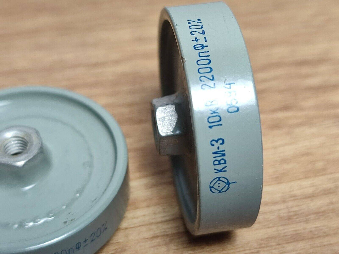 KVI-3 / КВИ-3 2pcs. 2200pF 10kV Ceramic Capacitor Ceramic Doorknob CAP 2.2nF