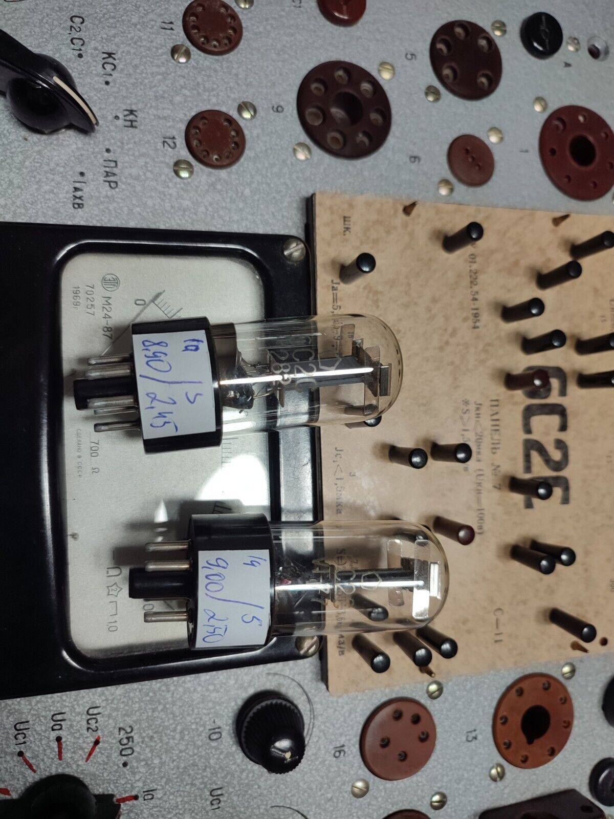 MATCHED PAIR 6S2S 6C2C = 6J5, VT94 HF Triode Tube Soviet NEW in BOX